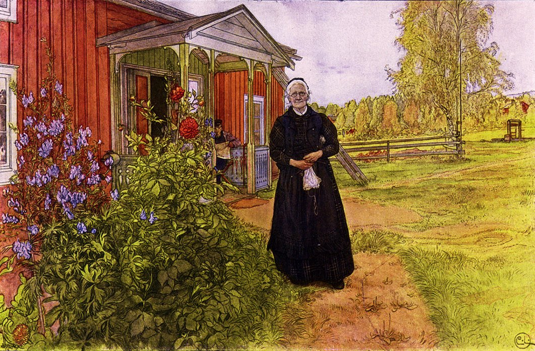 Father and Mother by Carl Larsson