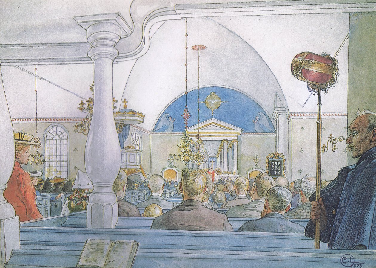 Our church at Sundborn by Carl Larsson