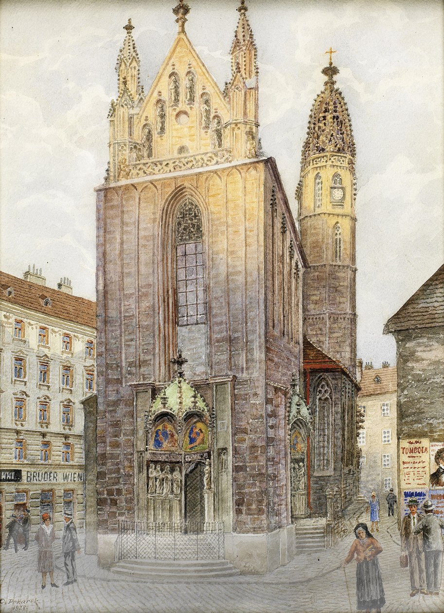 Church of Maria am Gestade, Vienna by Carl Pekarek