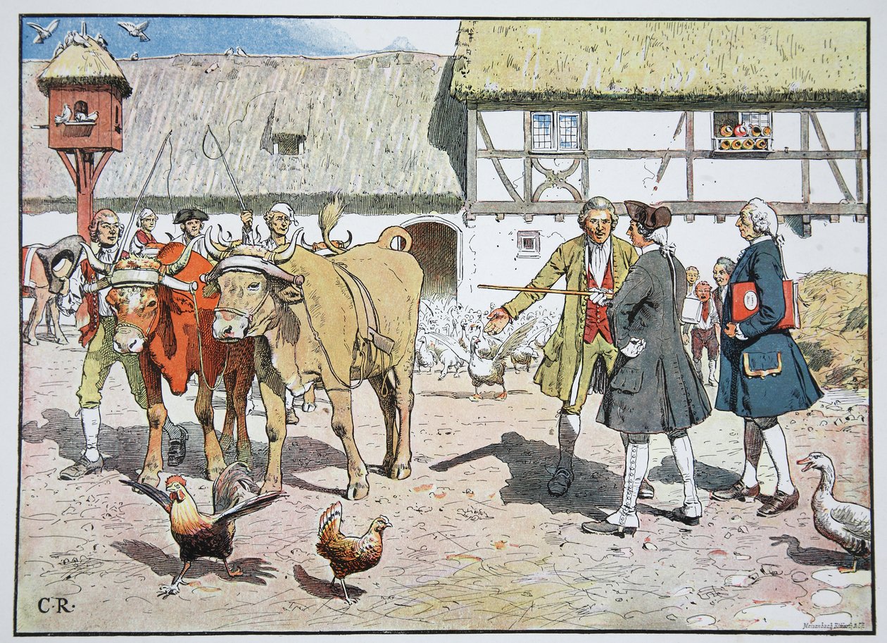 Crown Prince Frederick on the Royal Domains, Kustrin by Carl Röchling