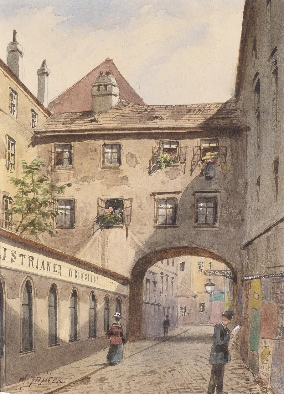 The Archway in the Baker Street by Carl Wenzel Zajicek