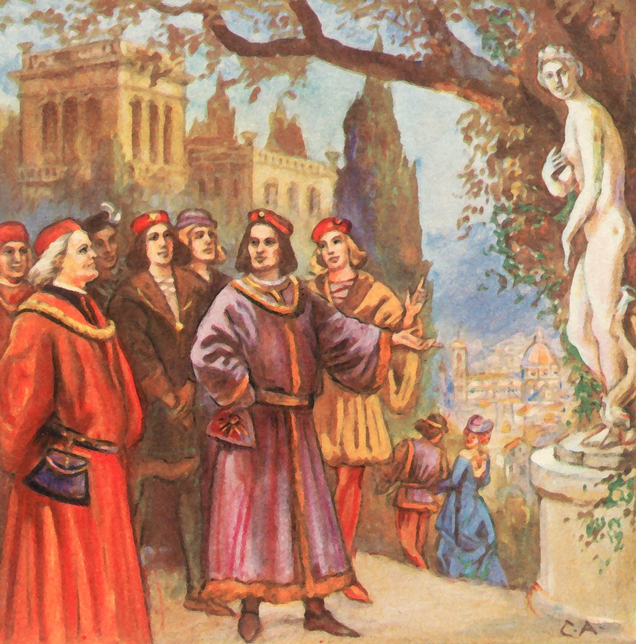 At the Court of the Medici by Carl Arriens