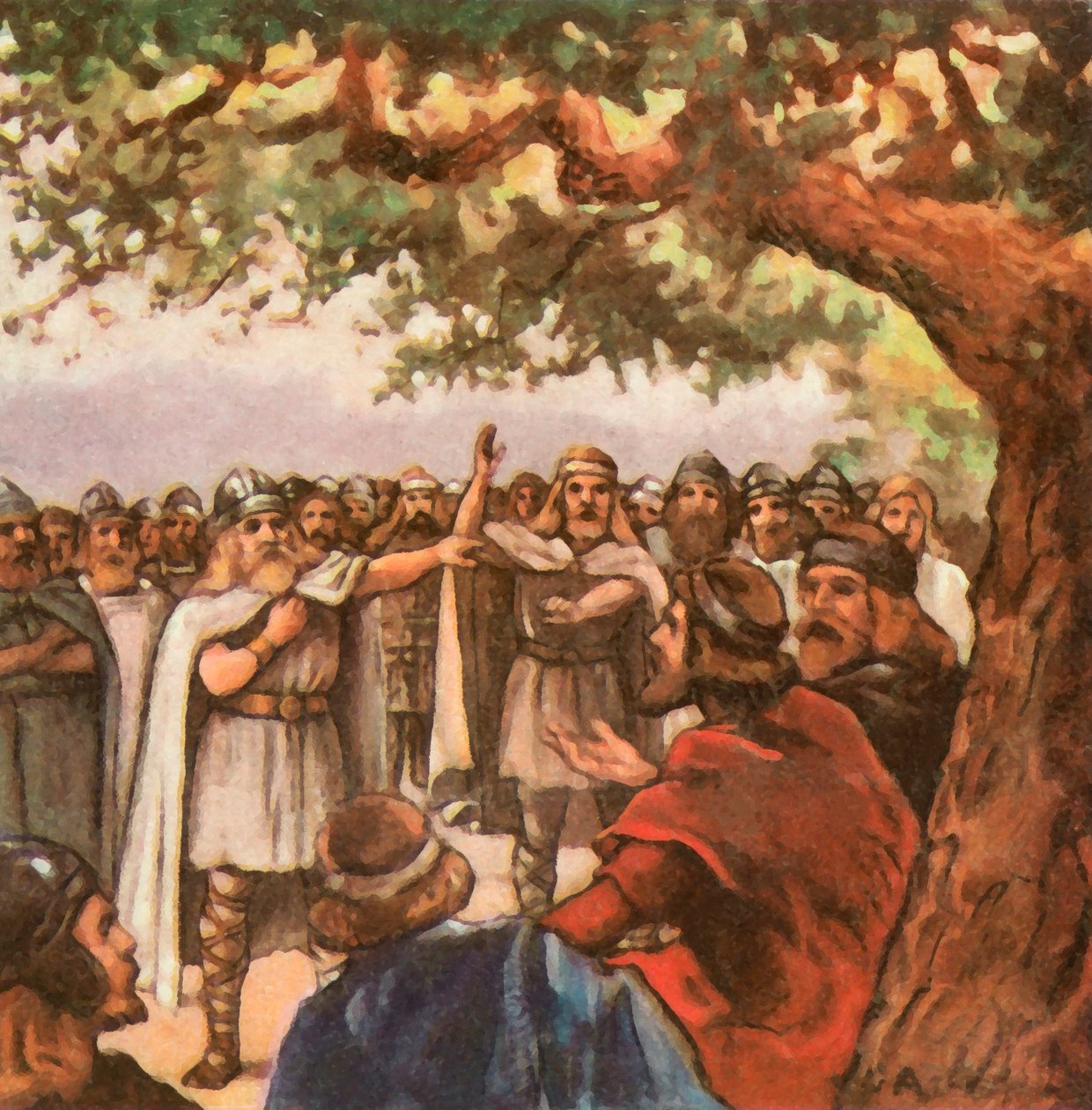 Old Germanic Court Day, Thing by Carl Arriens
