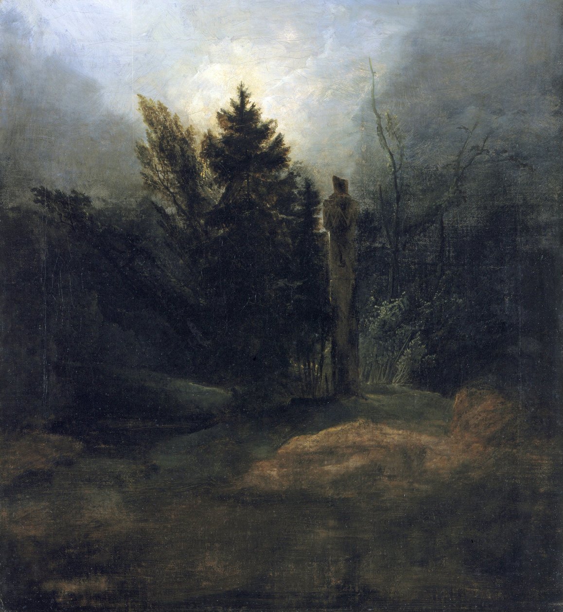 Memorial in the Forest by Carl Blechen