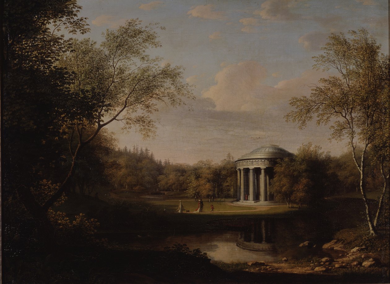 View of the Friendship Temple in Pavlovsk, c. 1800 by Carl Ferdinand von Kugelgen