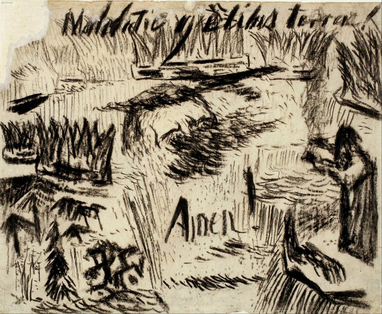 Untitled (Maledictio gentibus terrae! Amen!) by Carl Fredrik Hill