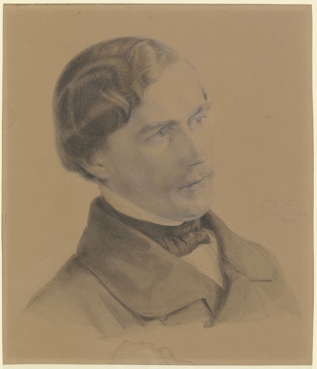 Self-Portrait of the Artist by Carl Friedrich Lessing