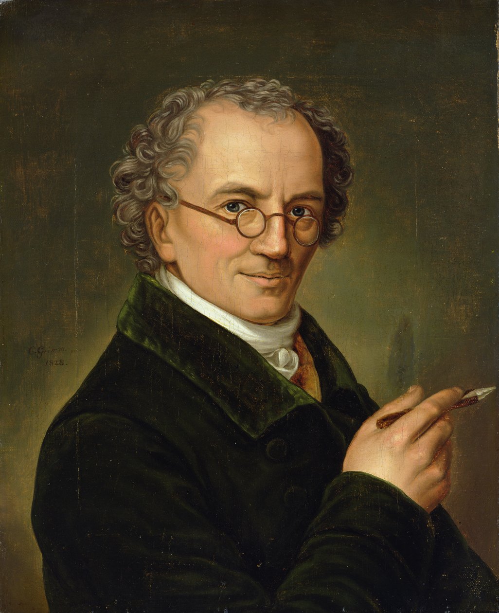 The Artist Friedrich Carl Groger (1766-1838) 1828 by Carl Heinrich Adolph Grimm