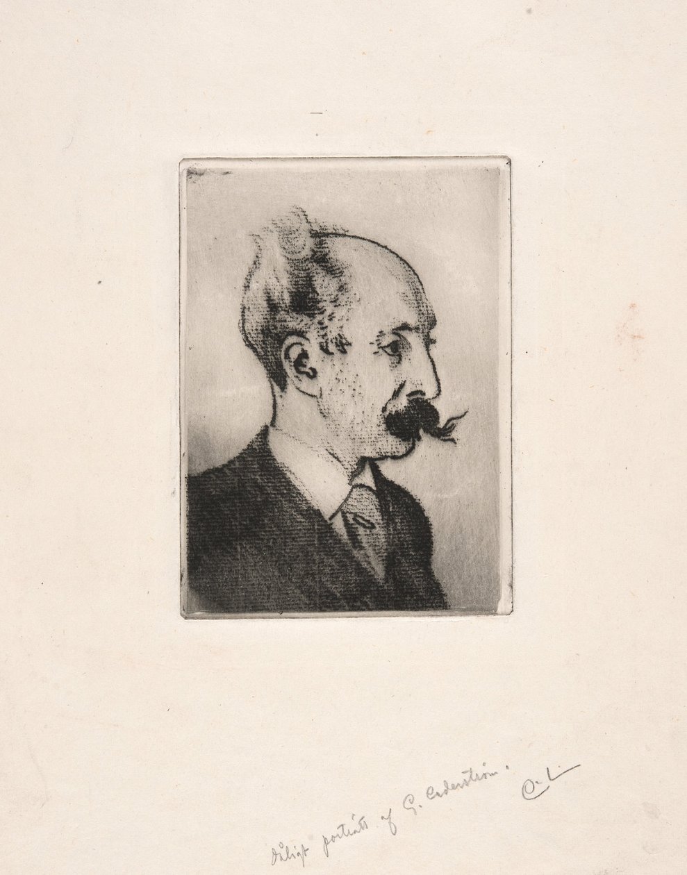 Baron Gustaf Cederström by Carl Larsson