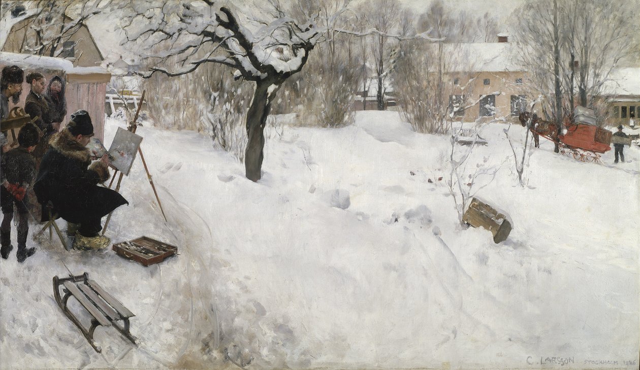 Open-Air Painter by Carl Larsson