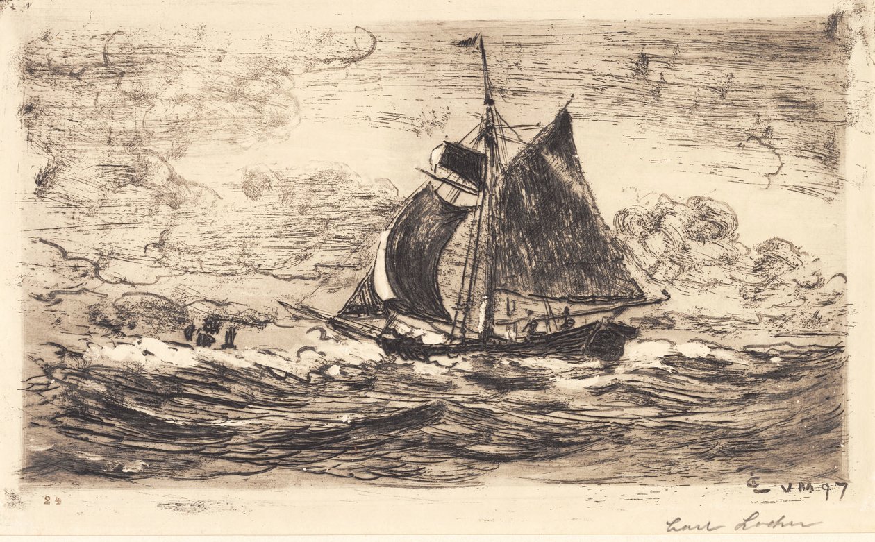 A Hunt, Draining by Carl Locher