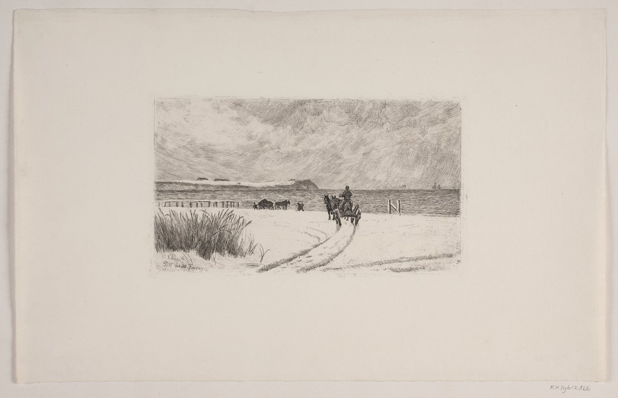 Winter Day at Hornbæk by Carl Locher