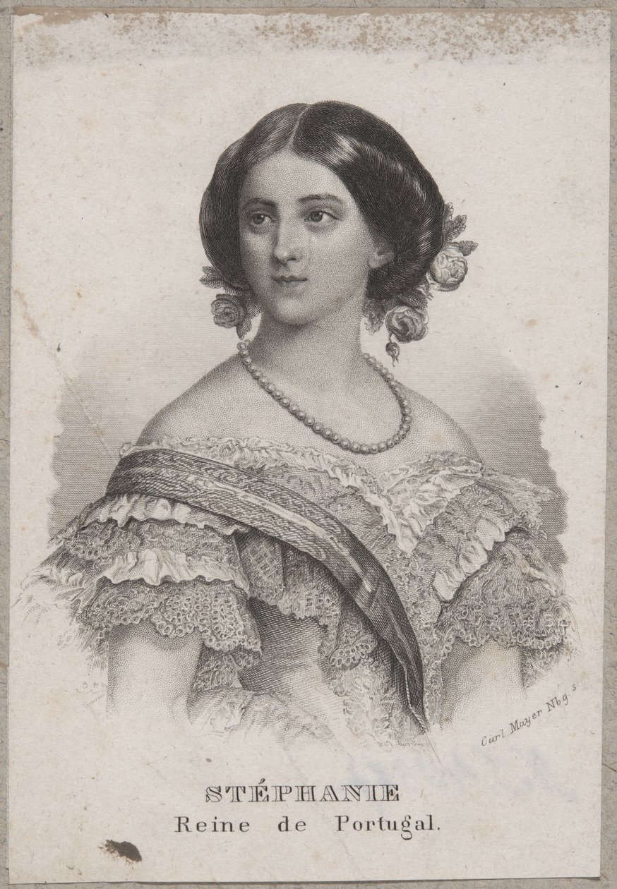 Stephanie, Queen of Portugal by Carl Mayer