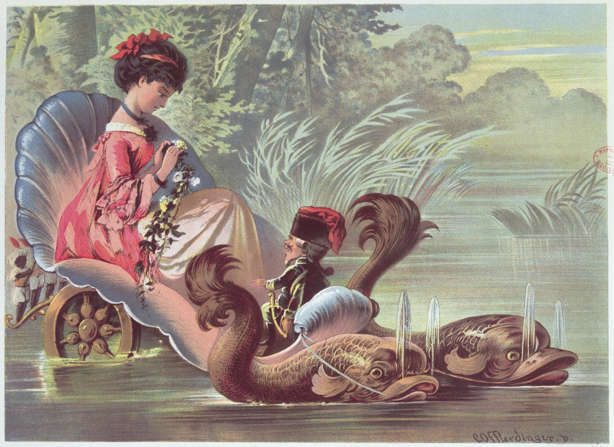 On the Water, illustration from 'The Nutcracker', by E.T.A. Hoffman