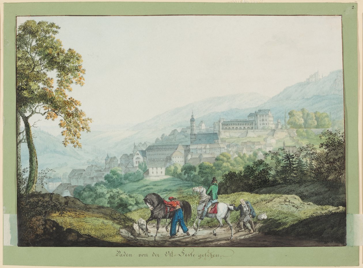 Baden Seen from the East Side by Carl Philipp Fohr