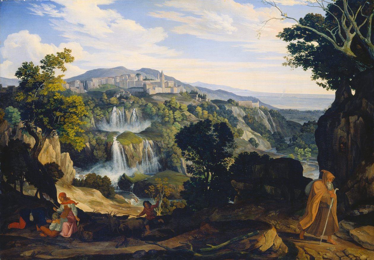 The Waterfalls of Tivoli by Carl Philipp Fohr