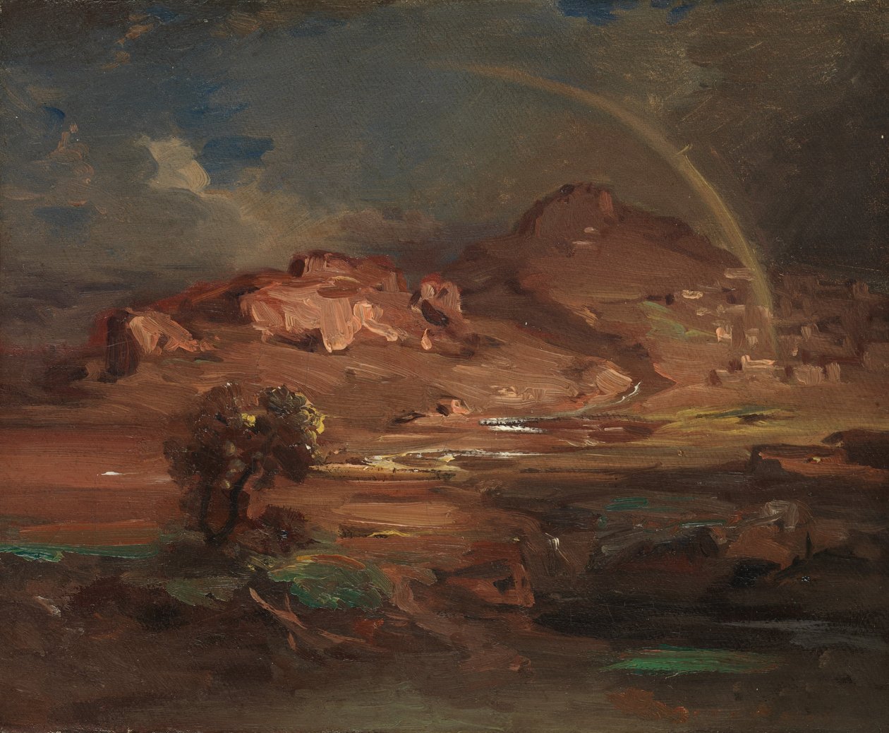 The Cemetery at Pronoia near Nauplia, ca. 1841-47 by Carl Rottmann