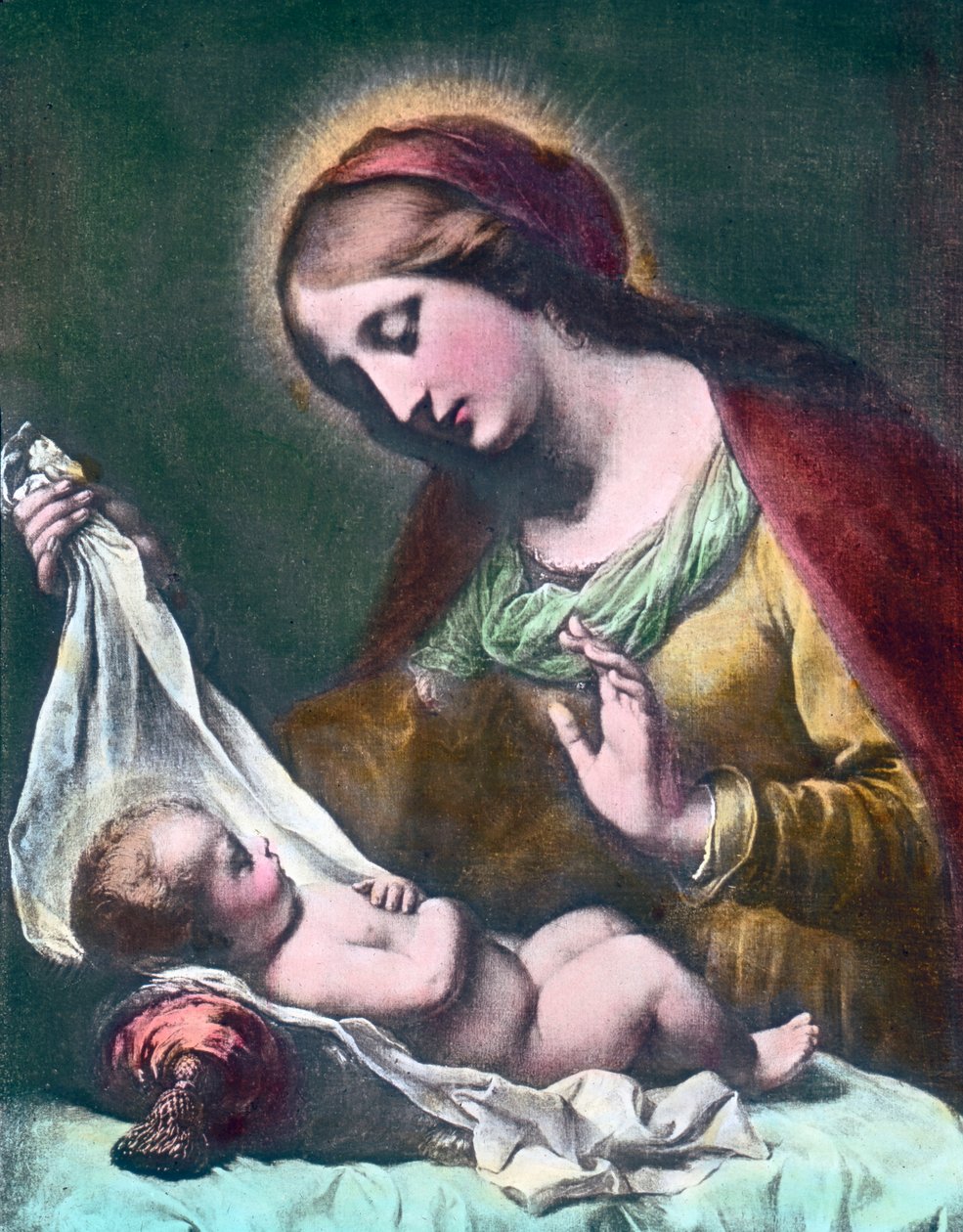 Madonna and Child, circa 1900. Carl Simon Archive by Carl Simon