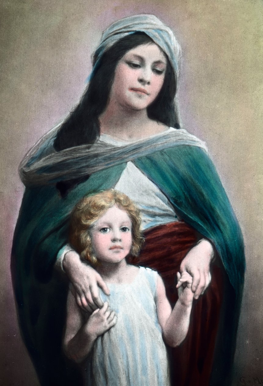 Mother with Child, circa 1900. Carl Simon Archive by Carl Simon