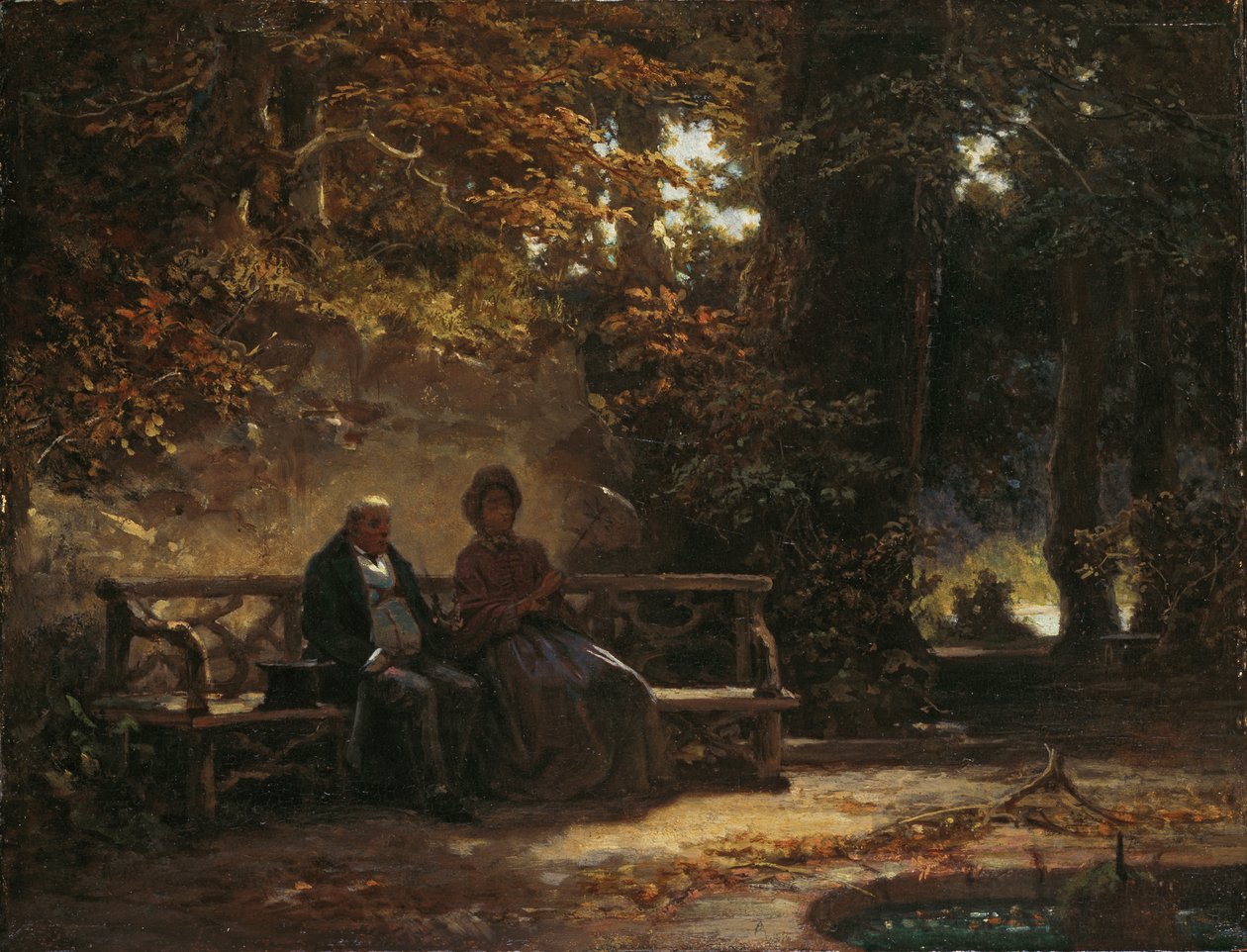 Resting Strollers by Carl Spitzweg