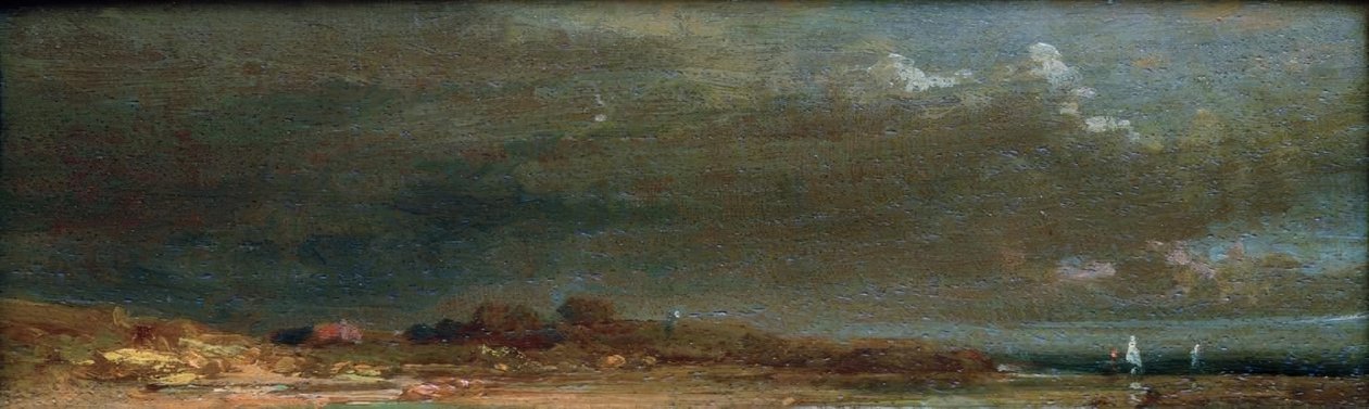 Landscape by the Lake – Chiemsee Landscape by Carl Spitzweg
