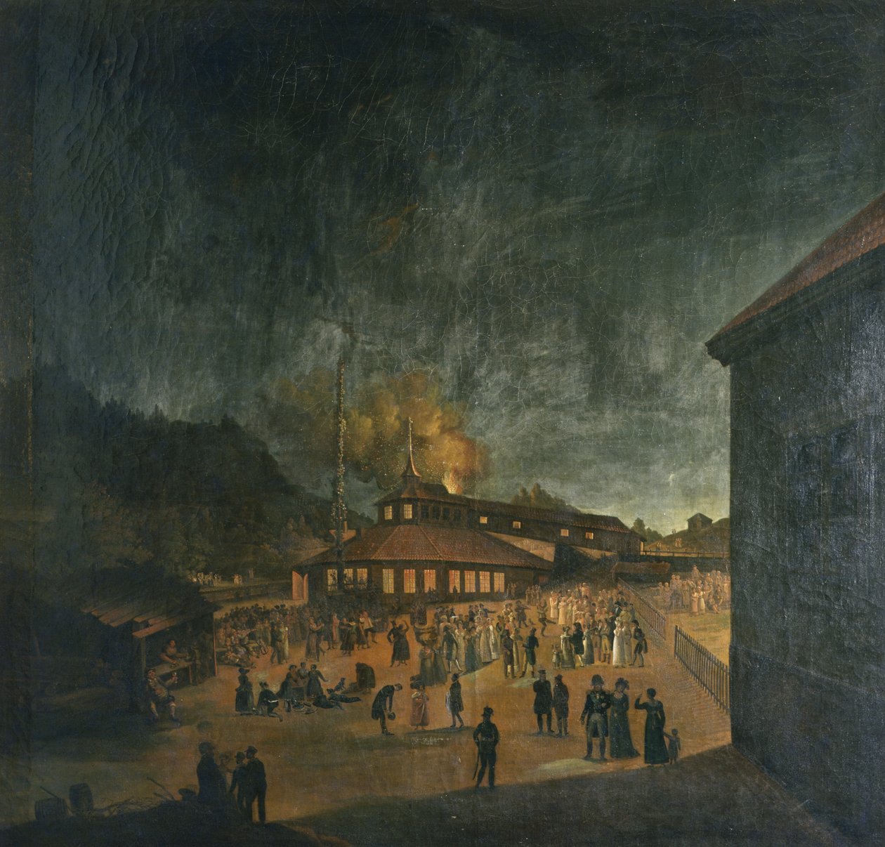 National Celebration at Bærum Jernverk (Iron Factory) Midsummer by Carl Vogt