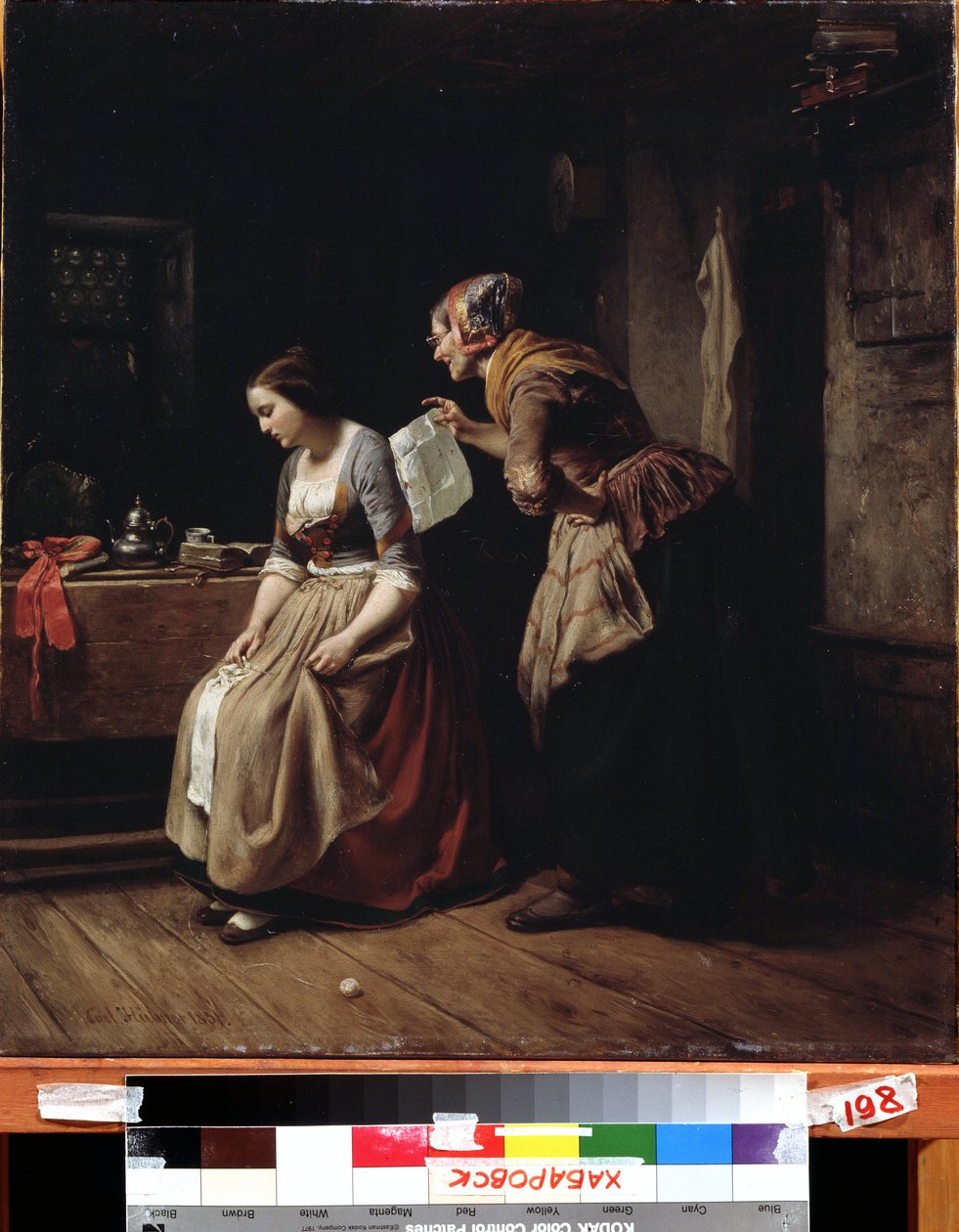 A Letter by Carl Wilhelm Hübner: Buy fine art print
