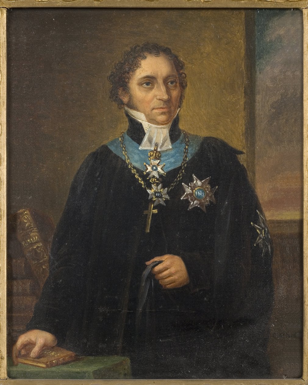 Portrait of Johan Olof Wallin (1779-1839) by Carl Wilhelm Nordgren