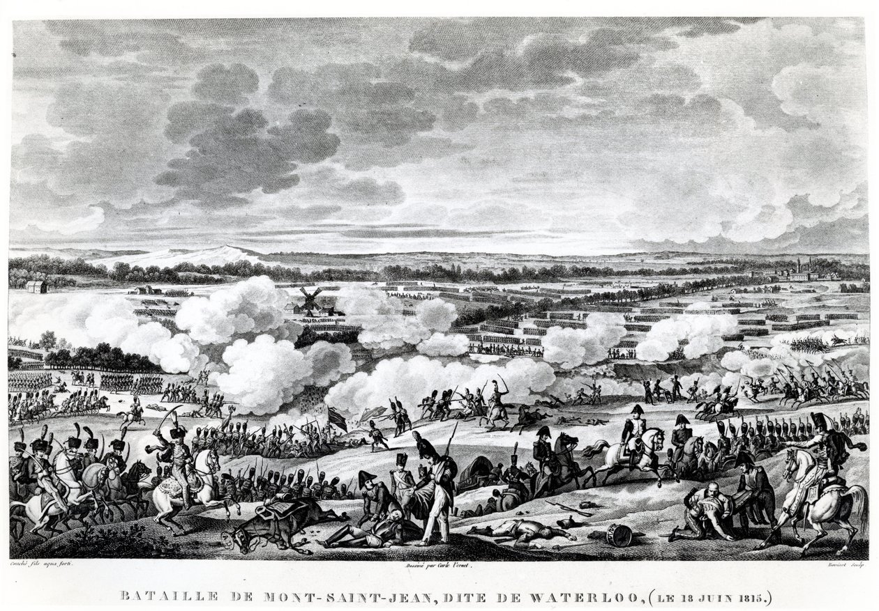 Battle of Waterloo, 18 June 1815 by Carle Vernet