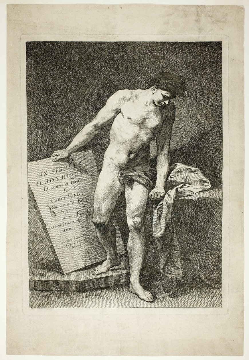 Title Page, from Six Academic Figures by Carle van Loo