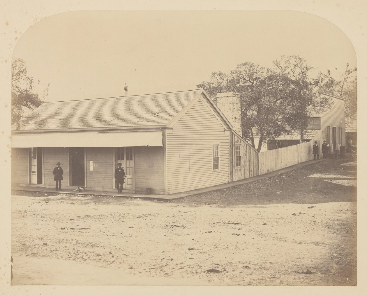 Office, Bear Valley by Carleton E. Watkins