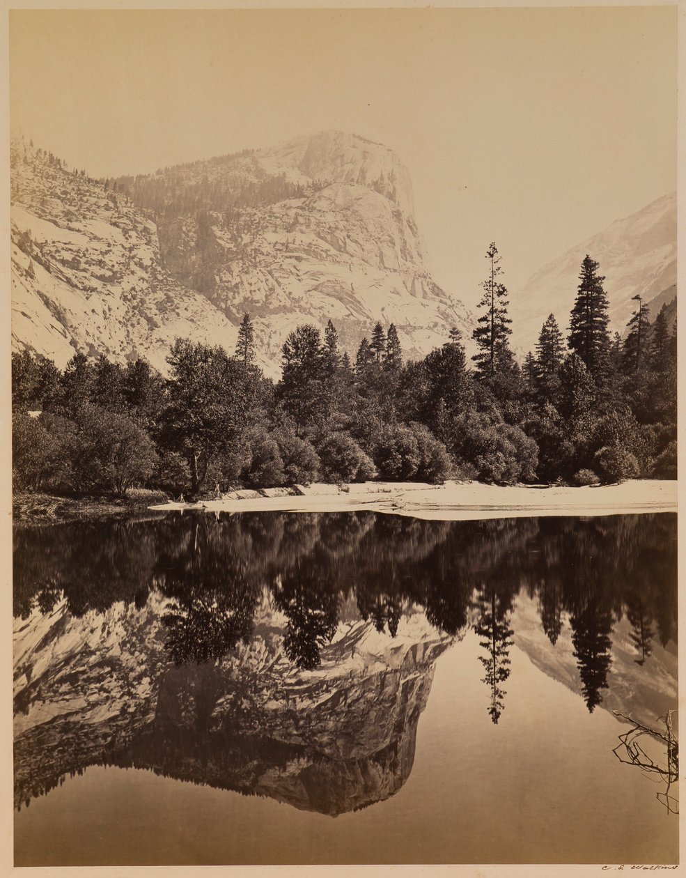 Mirror Lake by Carleton E. Watkins