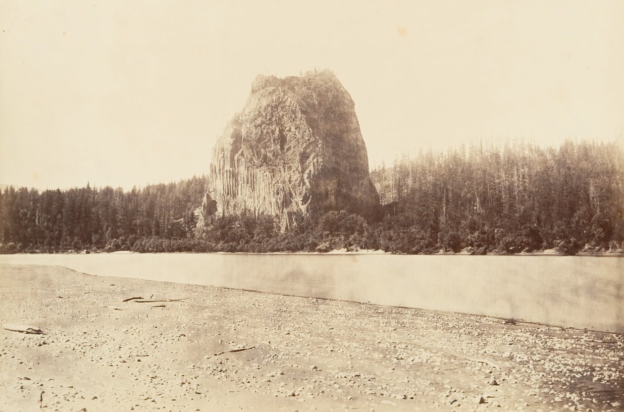 Castle Rock, Oregon by Carleton Emmons Watkins