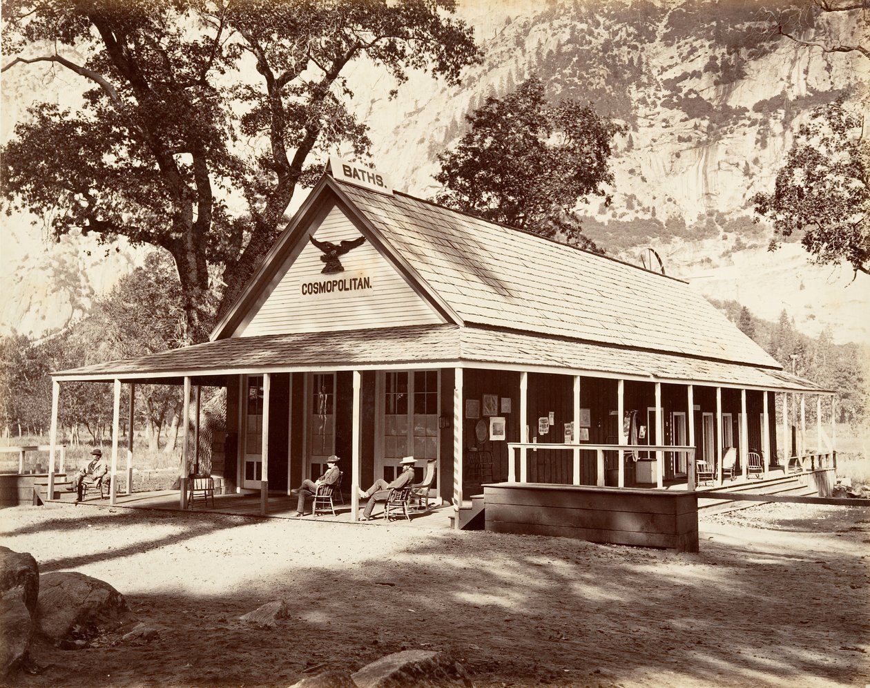 Cosmopolitan Saloon by Carleton Emmons Watkins