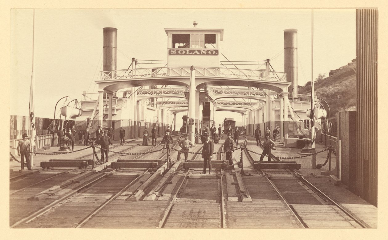C.P. Ferry Boat Solano by Carleton Watkins