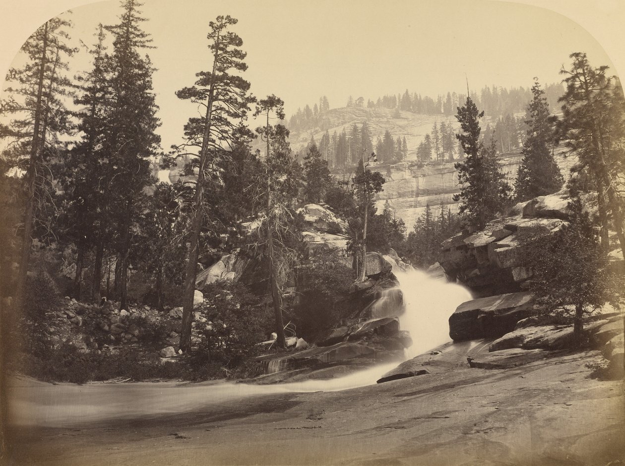 Cascade - Nevada Fall - 700 ft. Yosemite by Carleton Watkins
