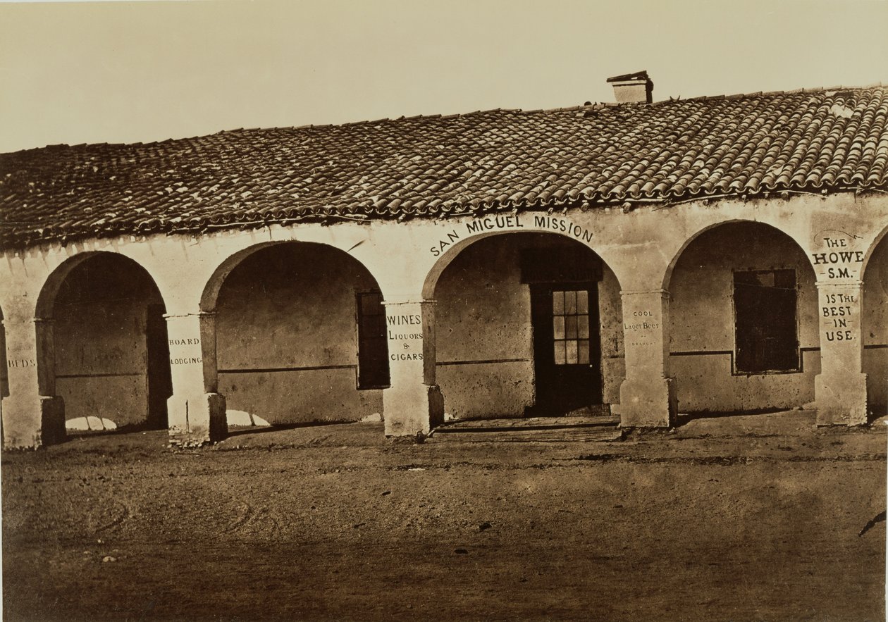 San Miguel Mission by Carleton Watkins