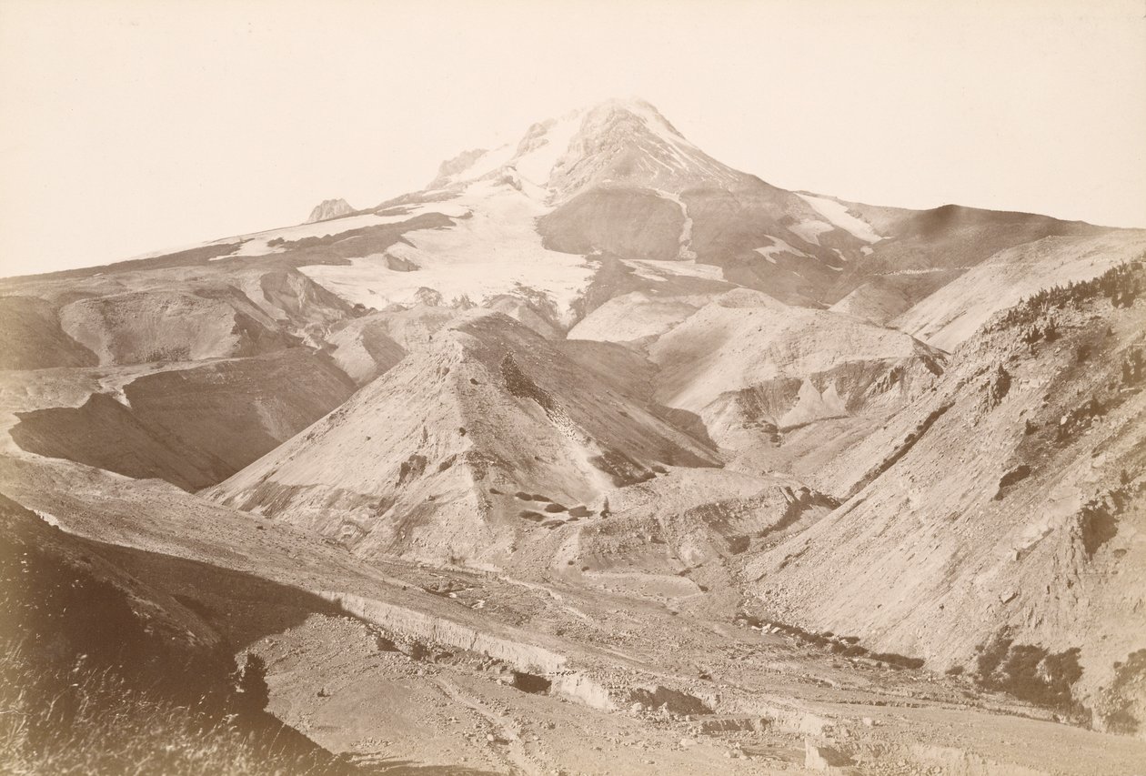 Summit of Mt. Hood, Oregon by Carleton Watkins