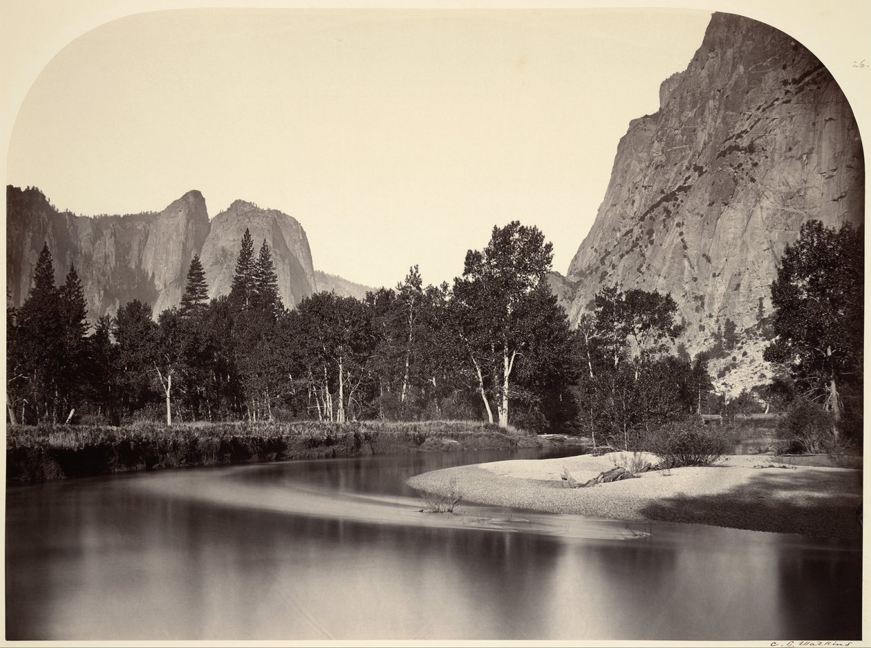 View from Camp Grove, Yosemite by Carleton Watkins