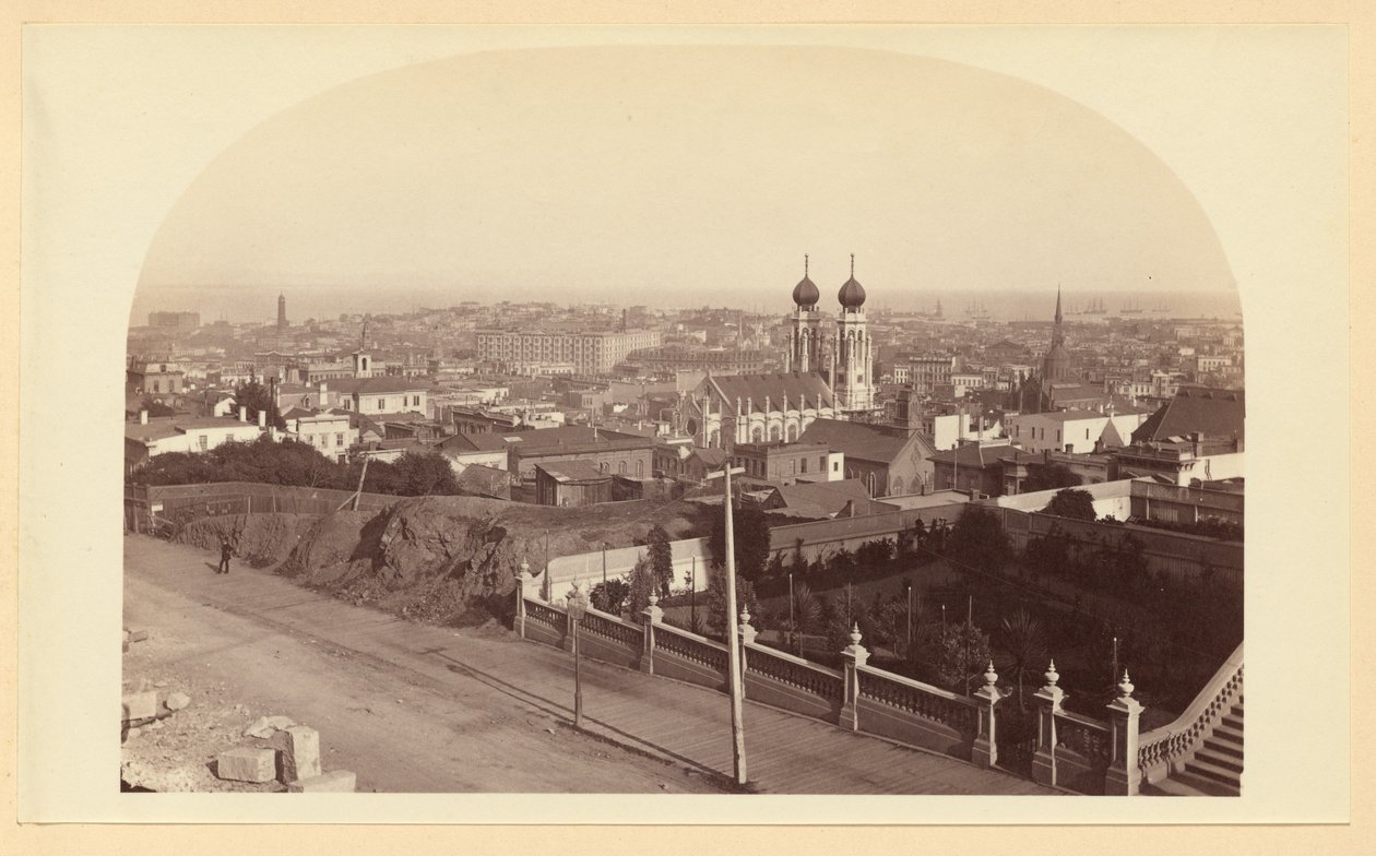 View from the Residence of Chas. Crocker Looking East by Carleton Watkins