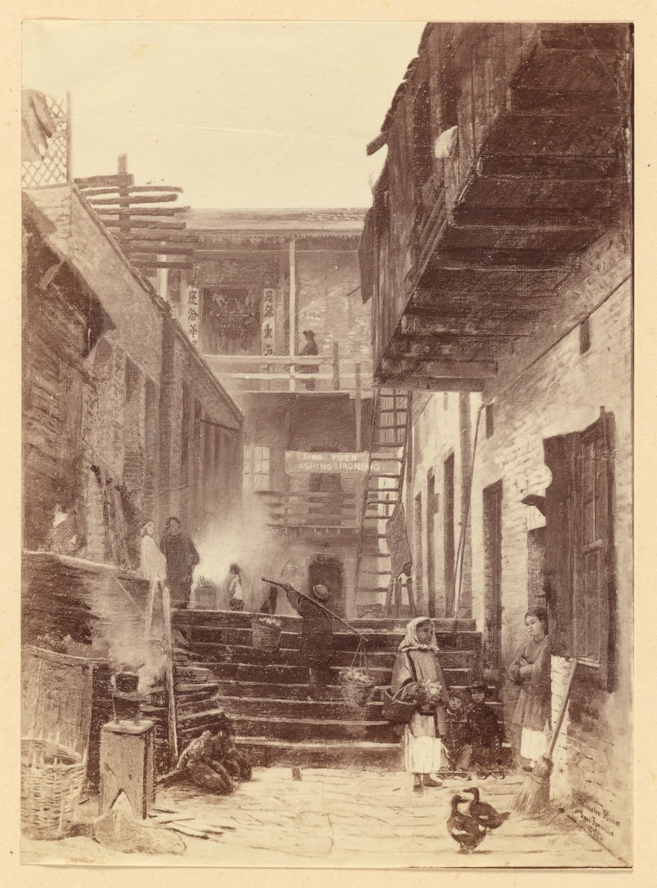 View in China Town S.F. by Carleton Watkins