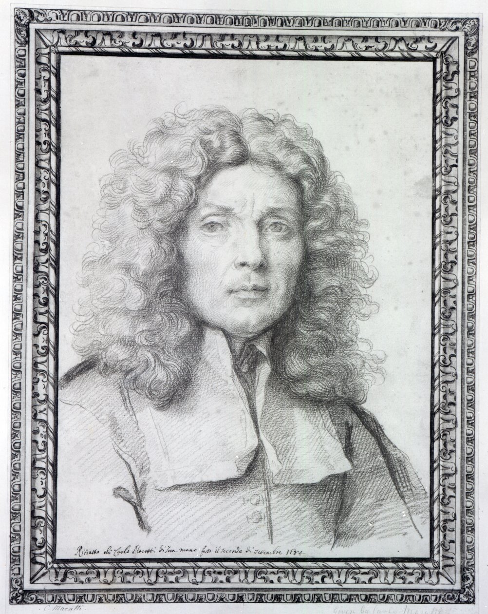 Self Portrait, 1684 by Carlo Maratta or Maratti