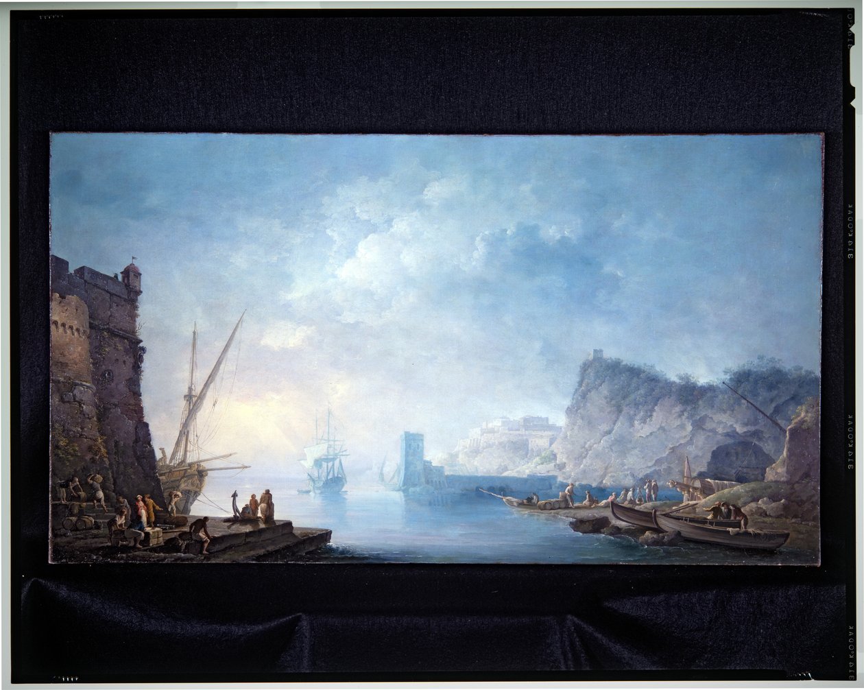 Coastal Landscape by Carlo Bonaria or Bonavia
