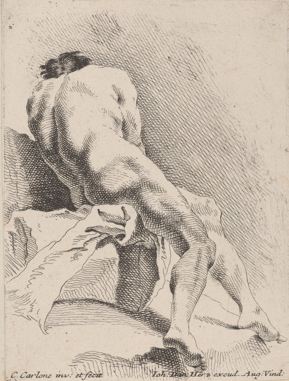 Academic Study, Seen from the Back by Carlo Innocenzo Carloni