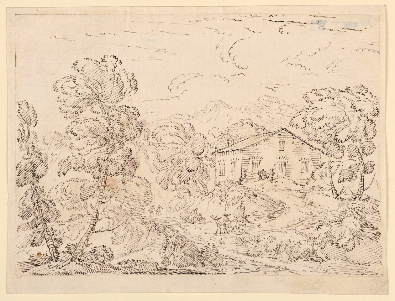A Trattoria in the Woods, 1760-1770 by Carlo Marchionni