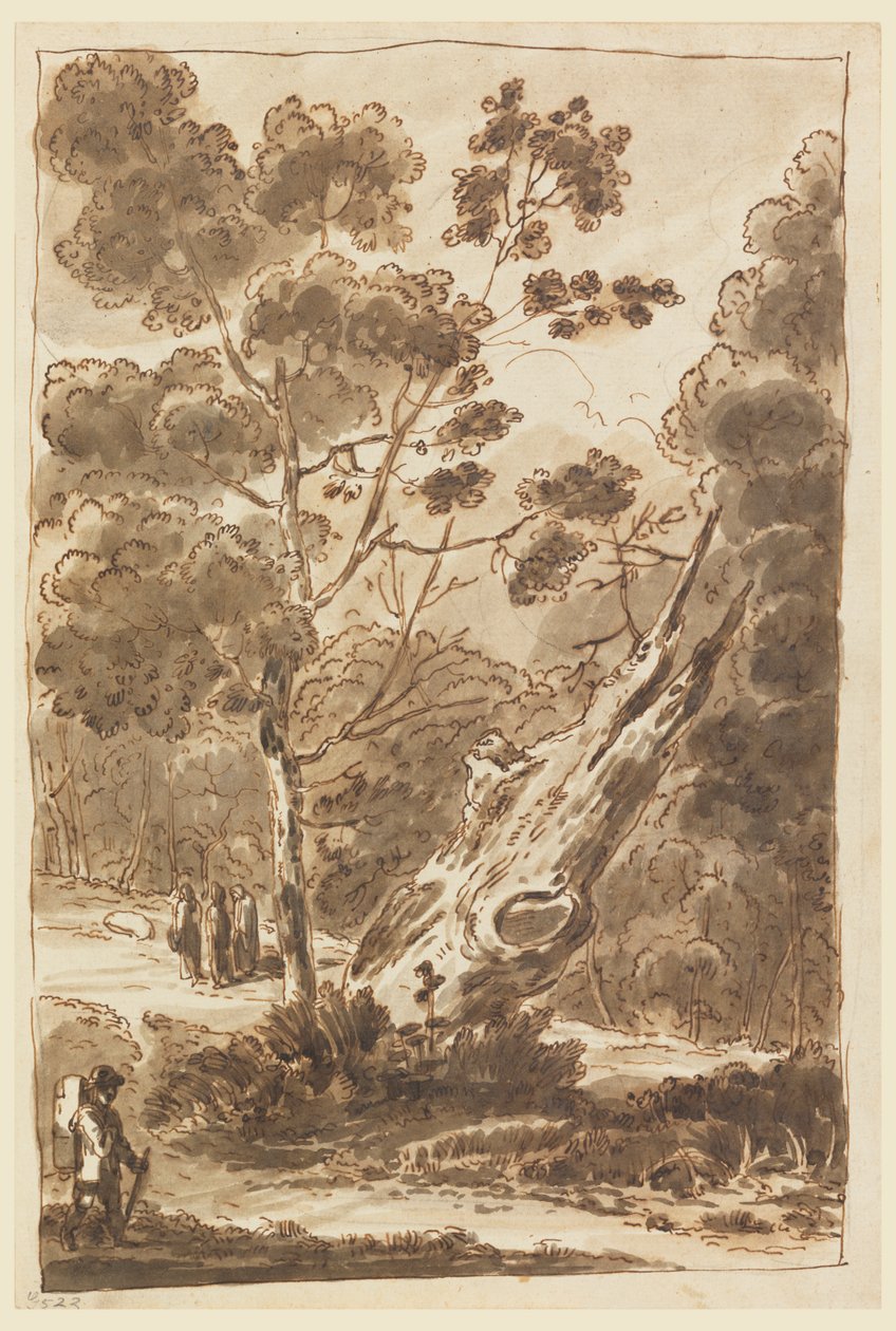 Figure in Forest by Carlo Marchionni