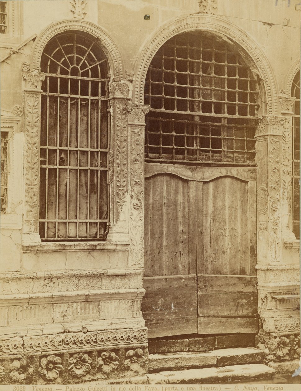 Guizetti Palace - Door and Window by Carlo Naya