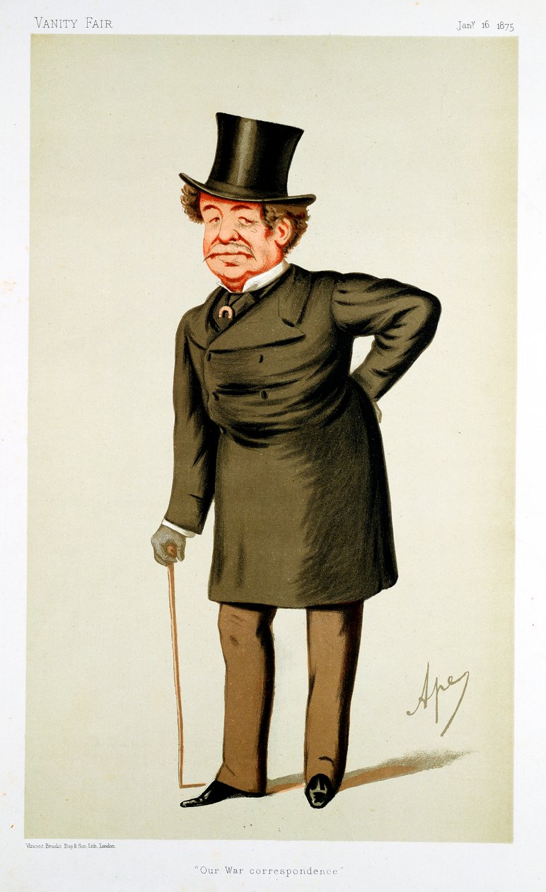 William Howard Russell, Irish-born British journalist, 1875 by Carlo Pellegrini