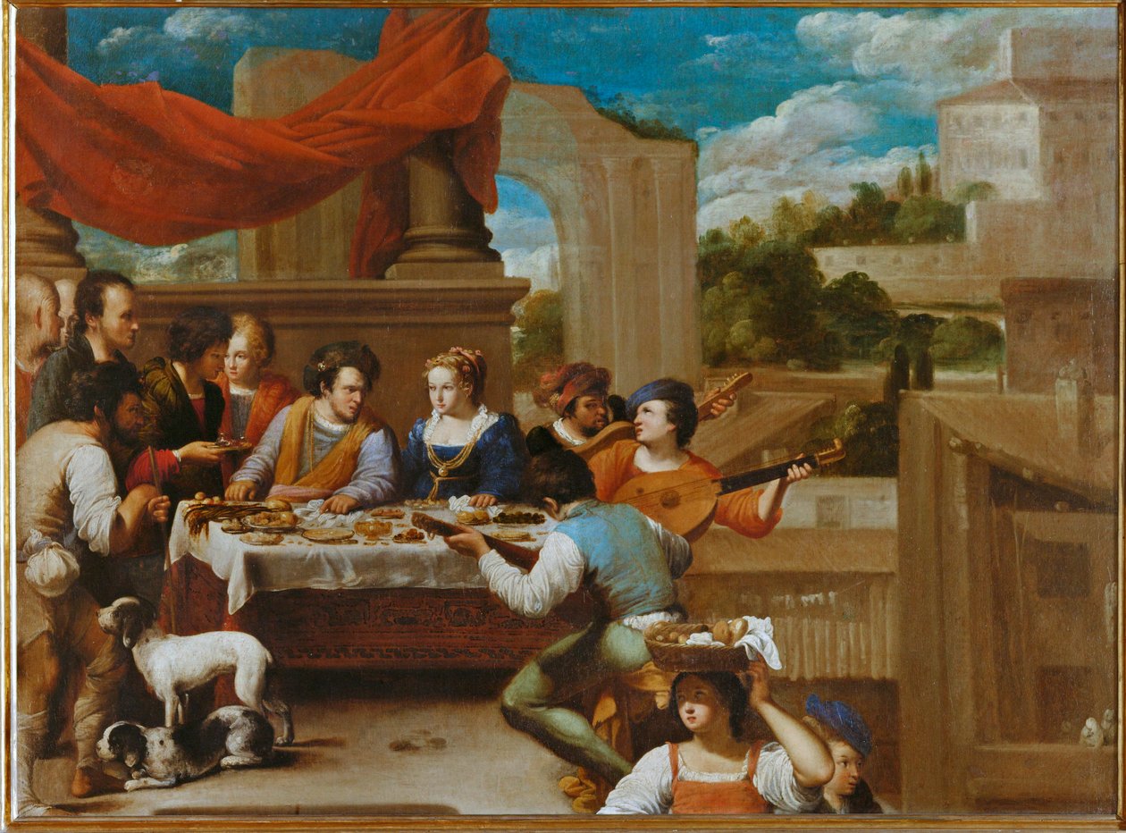 Saint Lazarus and the rich man by Carlo Saraceni