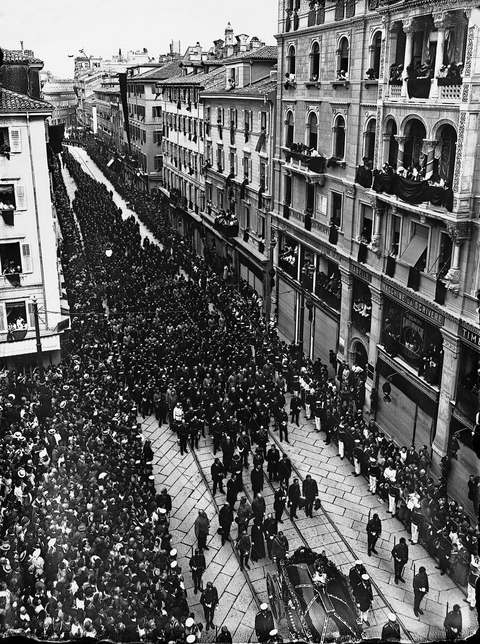 Funeral of the Archduke of Austria Franz Ferdinand, on 2 July 1914 by Carlo Wulz